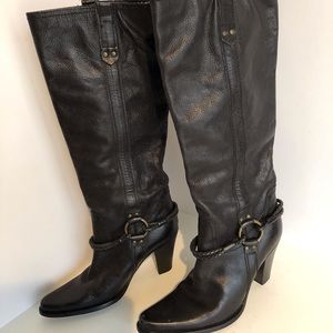 Enzo Angiolini Black Riding Boot